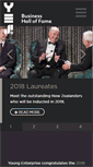 Mobile Screenshot of businesshalloffame.co.nz